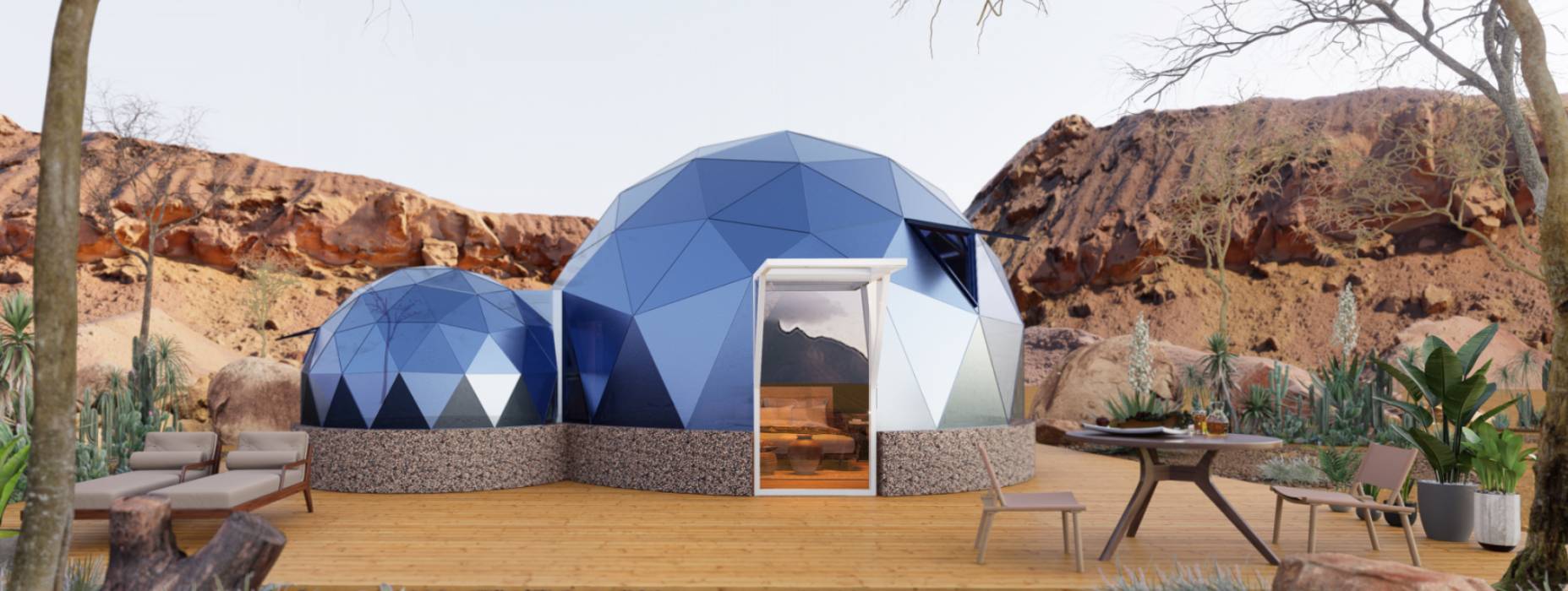 沙河口区球形智能光伏玻璃星空房